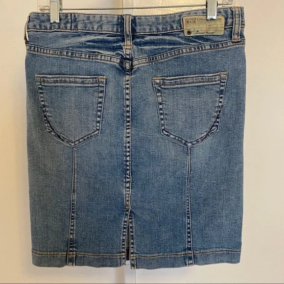 Converse Vintage Women’s Denim Midi Skirt EUC | 6 - Picture 3 of 7
